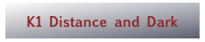 K1 Distance and Dark
