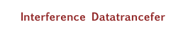 Interference Datatrancefer
