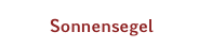 Sonnensegel