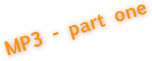 MP3 - part one