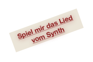 Spiel mir das Lied vom Synth